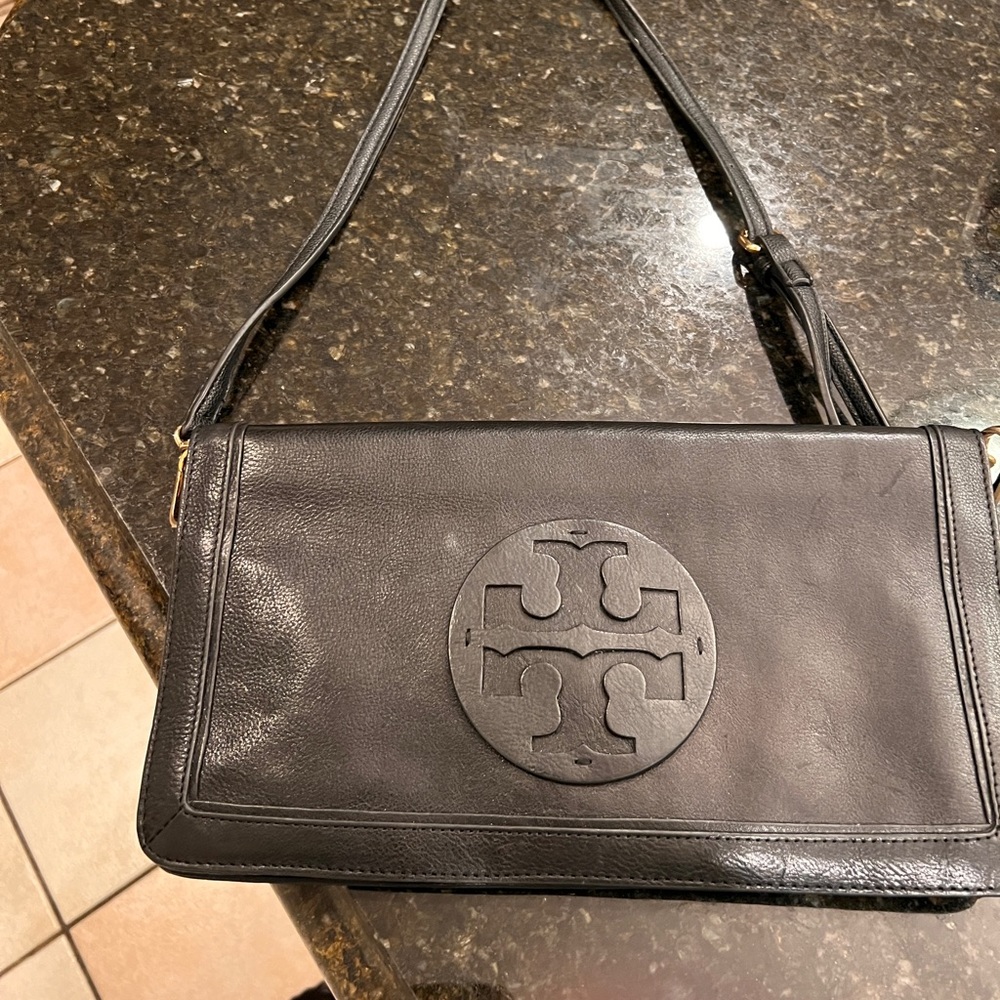 Tory Burch black clutch